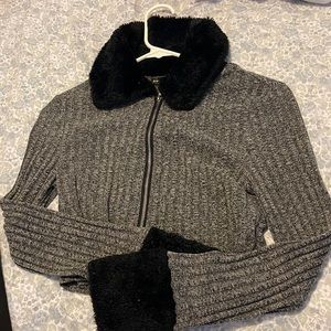 Short long sleeve blouse